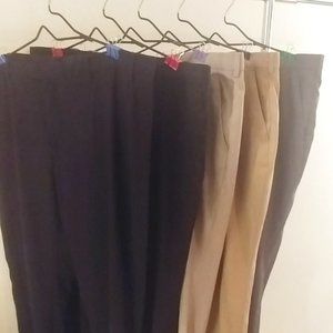 Lot of 5 Men's Perry Ellis Portfolio Dress Pants Modern Fit (Sizes 42x 30/32)